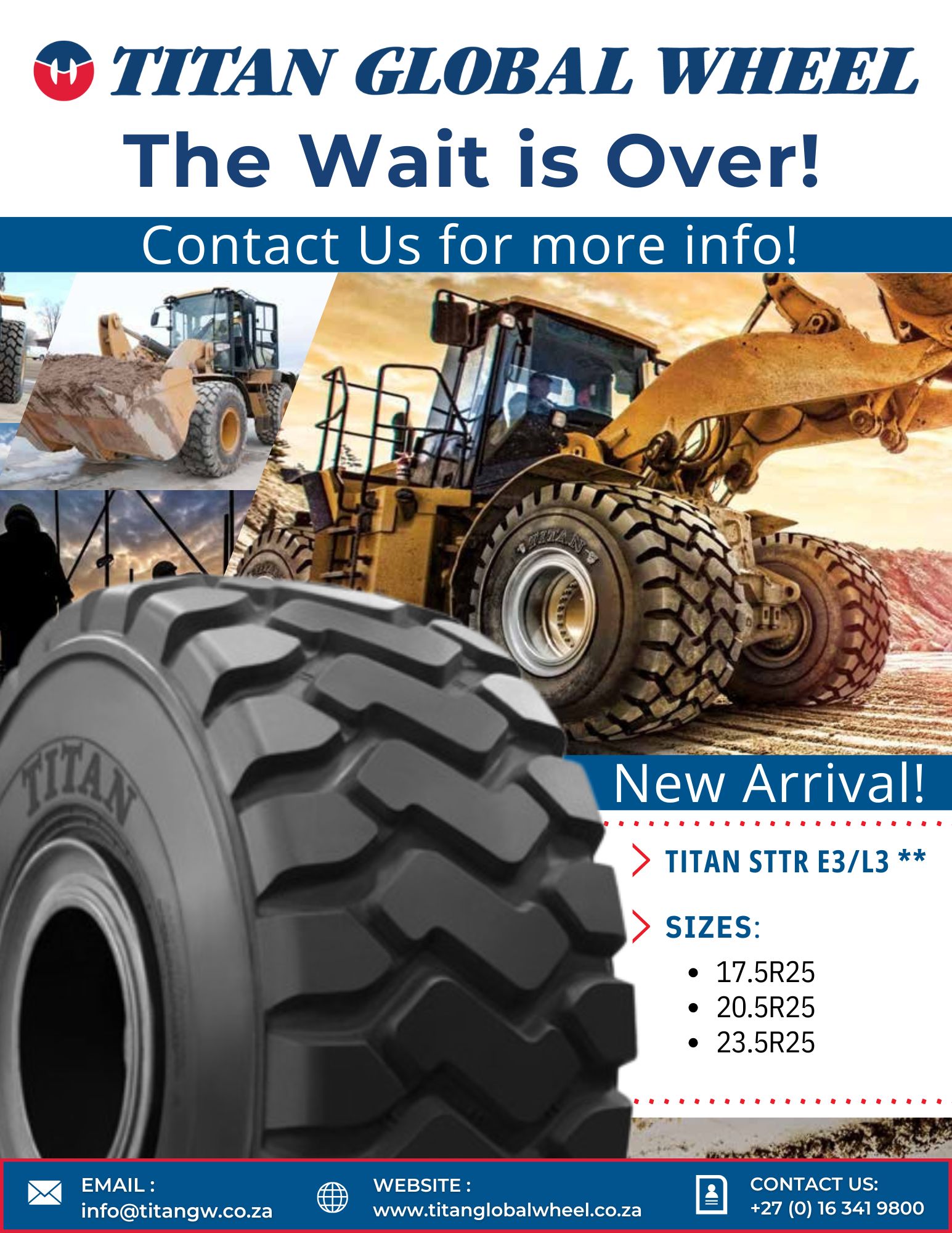 The wait is over Photo for STTR Tyres
